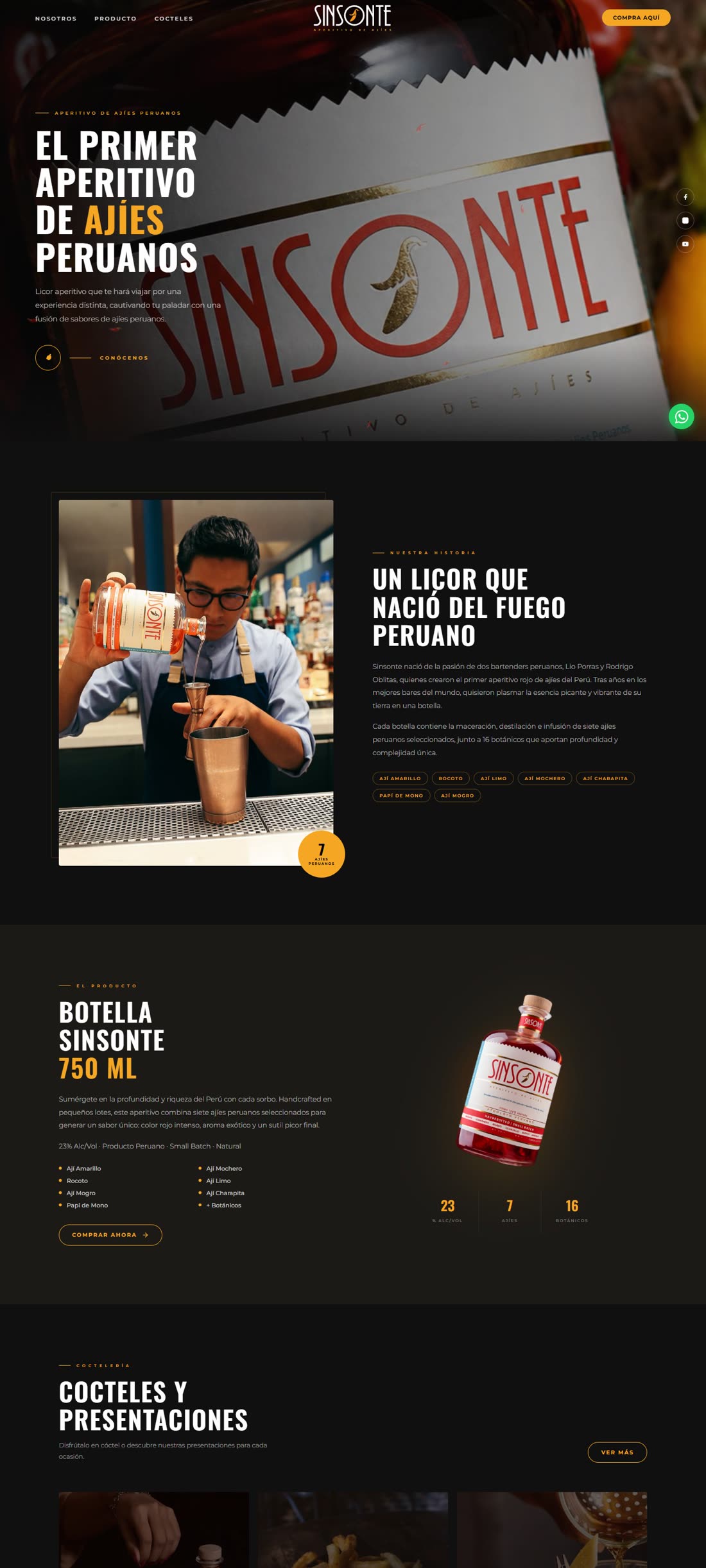Web de marca de Sinsonte